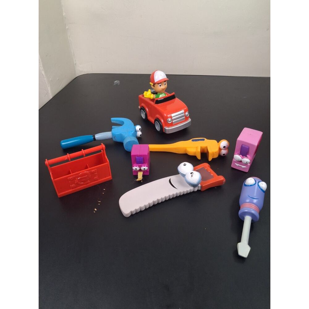 Fisher price Handy Manny Mattel 2007 Talking Tool Box Replacement tool lot